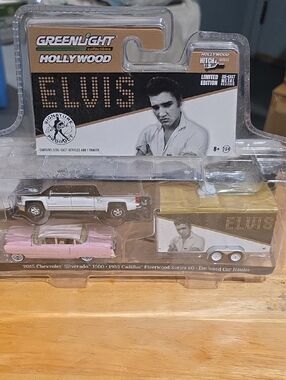 Hollywood Elvis Toy Vehicle Set - White, Pink, Gold